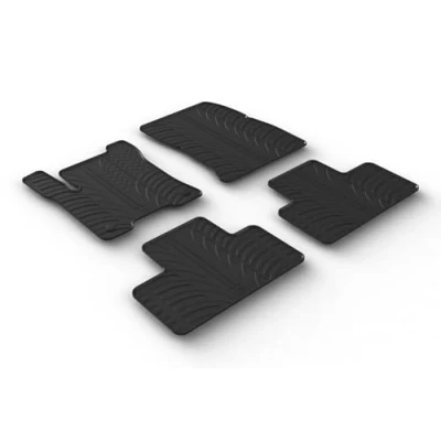 Afbeelding van Rubbermatten compatibel met Mercedes EQB (X243) 2021 (T profiel 4 delig + montageclips)
