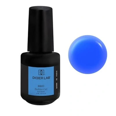 Afbeelding van DIDIER LAB BBIO Builder gel in a Bottle Blue Glass Schone formule vrij van HEMA en TPO Zelfnivellerende opbouwgel voor gelnagels LED UV ter versterking nagels 15ml