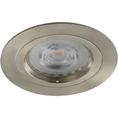 Afbeelding van LED inbouwspot Grim Rond RVS Look Extra Warm Wit Dimbaar 5W Philips