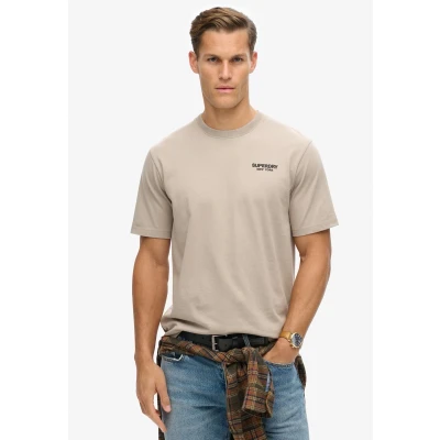 Afbeelding van Superdry Luxury Sport Loose FIT Tshirt print, Heren, Maat: XL, Deep beige slub