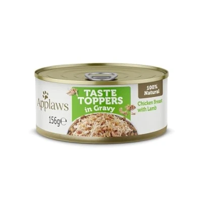 Afbeelding van APPLAWS Hondenblik Topper kip en lam in saus, 12 x 156 g