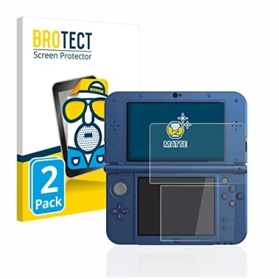 Afbeelding van BROTECT (2 Stuks) Antireflecterende Beschermfolie voor Nintendo New 3DS XL Anti Glare Screen Protector, Mat, Ontspiegelend