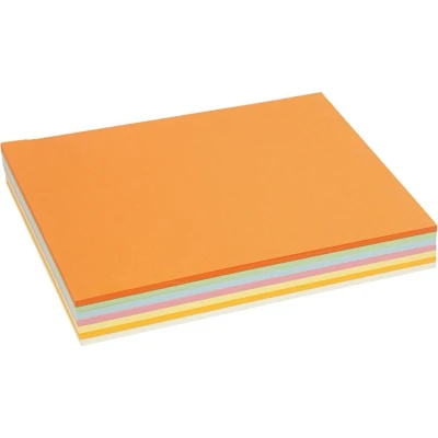 Afbeelding van Creativ company knutselkarton A4 160 gr 7 pastelkleuren 210 vellen