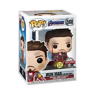 Afbeelding van Funko POP Avengers Endgame I Am Iron Man Glow in The Dark Vinylfiguur, one size