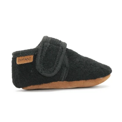 Afbeelding van EN FANT Baby Wool Pantoffels Black