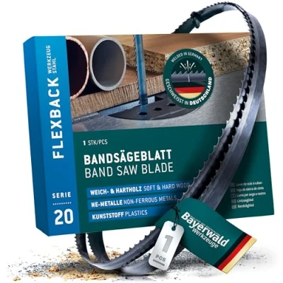 Afbeelding van Bayerwald gereedschapsstaal bandzaagblad 2110 x 13 0,65 8 / hout, non ferrometalen, kunststof, dunne plaatjes/zaagband geschikt voor vlot. Kraku en nog veel meer.