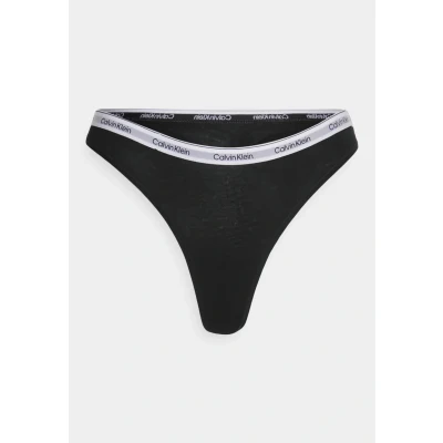 Afbeelding van Calvin Klein Underwear Thong ICON LOGO String, Dames, Maat: Small, Black