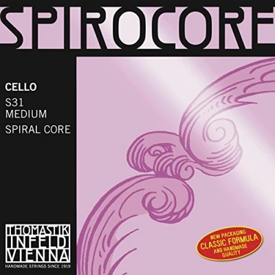 Afbeelding van Thomastik Einzelsaite für Cello 4/4 Spirocore C Saite Spiralseilkern, Silber umsponnen, mittel