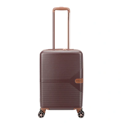 Afbeelding van Decent Stella Handbagage Spinner 55 cm Brown Koffer