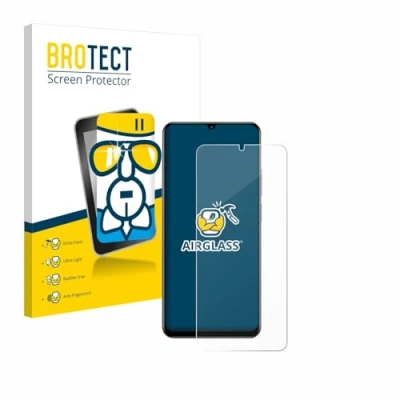 Afbeelding van BROTECT Screenprotector voor realme C61 Folie Beschermfolie Beschermglas transparant