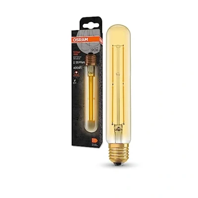 Afbeelding van Ledvance Vintage 1906 LED E27 Buis Goud 4W 400lm 820 Zeer Warm Wit Vervangt 35W
