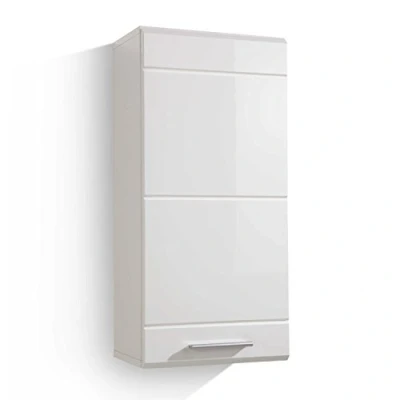 Afbeelding van trendteam smart living hangkast wandkast badkamer Mezzo opbouwmaat (BxHxD) 37 x 77 23 cm kleur wit 128050101