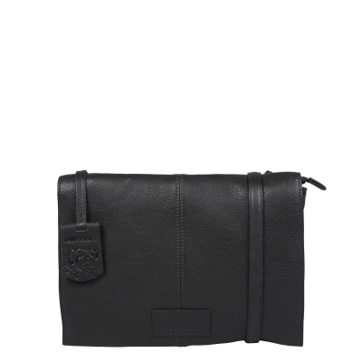 Afbeelding van Burkely Soft Skylar Double Pocket Flap black damestas