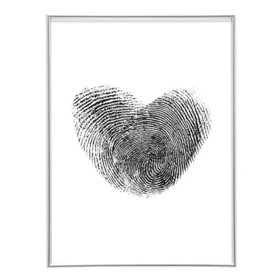 Afbeelding van Deknudt Frames fotolijst S011D1 smal zilver in kunststof 40x50 cm