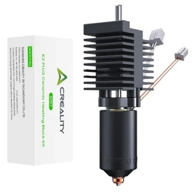 Afbeelding van Creality K2 plus keramische verwarmingsblokkit, 350 C hoge temperatuurweerstand, thermische geleidbaarheid, snelswap sproeikop