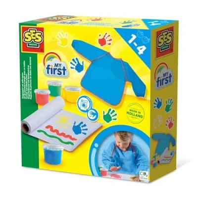 Afbeelding van SES My First Verfset Met Kliederschort