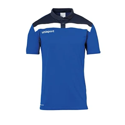 Afbeelding van Uhlsport Offense 23 Polo Heren Royal / Marine Wit Maat: 4XL