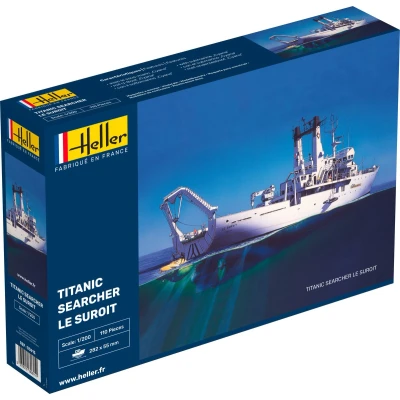 Afbeelding van 1:200 Heller 80615 Titanic Searcher Le Suroit Ship Plastic Modelbouwpakket