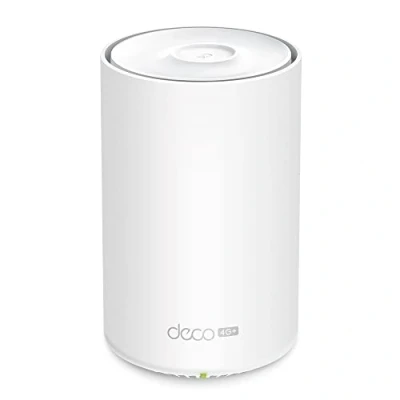 Afbeelding van TP Link Deco X1500 4G 4G+ CAT6 Router met SIM kaart, Wi Fi 6 mesh, Dual Band AX1500, Seamless Roaming, 3 poorten Gigabit Ethernet, Parental Control, 1 stuk, bereik tot 190 m², compatibel Alexa