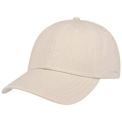 Afbeelding van Stetson Rector Baseballcap Dames/Heren UV bescherming cap pet zonnecap metalen gesp met klep voor Zomer/Winter One Size lichtbeige