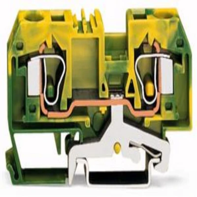 Afbeelding van WAGO 284 907 Aardingsklem 10 mm Spanveer Toewijzing: Terre Groen, Geel 25 stuk(s)