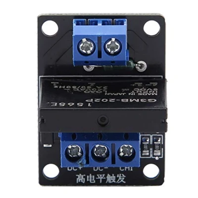 Afbeelding van DC 12V 1 kanaal High Level Trigger Solid State Relay Module 250VAC 2A uitgang met zekering (12V)