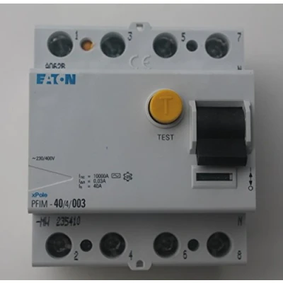 Afbeelding van Eaton, FI stroomonderbreker, RCD, 40A, 4p, 30mA, type AC 235410