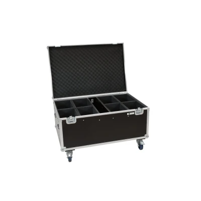 Afbeelding van Roadinger Flightcase 8x LED IP PAR 12x8W QCL/12x9 SQL Spot met wielen