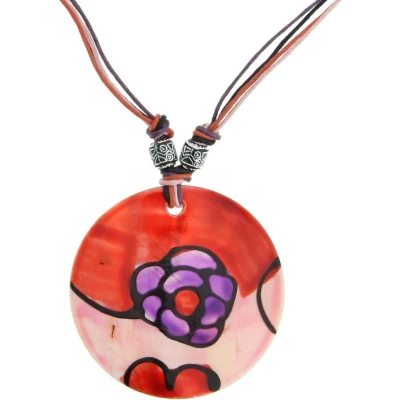 Afbeelding van Behave Ketting met schelpen hanger