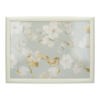 Afbeelding van Creative Tops Laptray, Schoot Dienblad, Vogel, Duck Egg Blauw, 44 x 34 cm