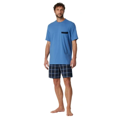 Afbeelding van Schiesser Herren Schlafanzug kurz Rundhals Nightwear Set