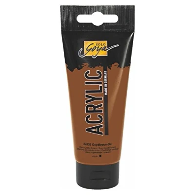 Afbeelding van Solo Goya Oxidebruine Acrylverf 100ml tube Hoge kwaliteit A merk