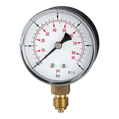 Afbeelding van MANOMETER 1/4&quot; O.A. Ø63 MM 0 1 BAR