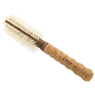 Afbeelding van Ibiza Hair Ronde borstel kurkhout Eco B3 natuurlijk professioneel handgemaakt maat M