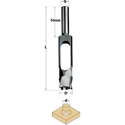 Afbeelding van SP proppenboor Ø 20 32 x 140 mm. S=Ø13, Rechts draaiend