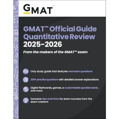 Afbeelding van GMAT Official Guide Quantitative Review 2025 2026