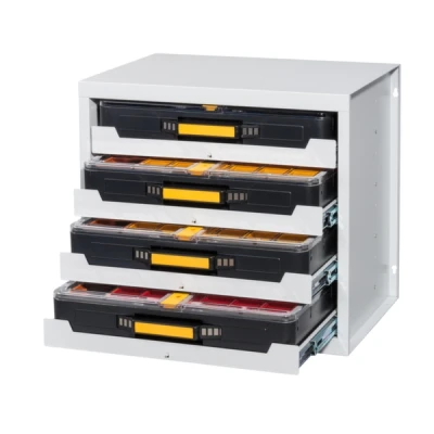 Afbeelding van Allit 455805 Behuizing voor ladesysteem EuroPlus Depot M (b x h d) 380 465 505 mm Grijs 1 stuk(s)
