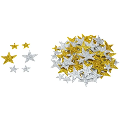 Afbeelding van Colorations Foamstickers Glitter Sterren, 100st.