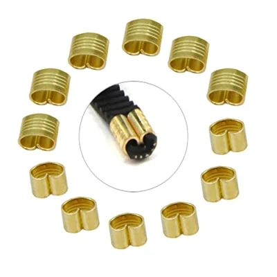 Afbeelding van Befenybay 12 stks Voorgeperste Koperen Gesp voor 2GT Open Timing Rubber Riem Breedte 6mm Ender3 Ender5 CR10 3D Printer (Koperen Gesp)