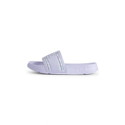 Afbeelding van FILA Dames Morro Bay Logo Slipper Wmn Slide Sandaal, Thistle Sweet Lavender, 38 EU, EU