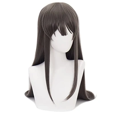 Afbeelding van HIROAKIYA Mai Sakurajima Wig, Rascal Does Not Dream of Bunny Girl Senpai Cosplay Wig with Cap