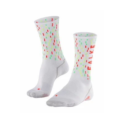 Afbeelding van FALKE BC anti blaar functioneel materiaal fietssokken unisex wit maat 46 48