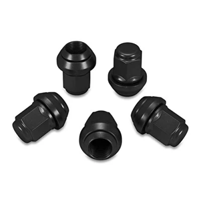 Afbeelding van 20 x wielmoeren zwart M12 1,5 34 kegel 60 SW19 beweegbaar, D28 mm + 1 wielschroefzak