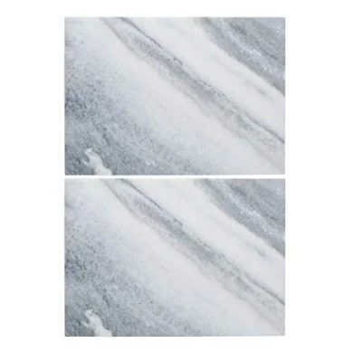 Afbeelding van Creative Tops C000341 Naturals marmeren placemats, wit, 29,5 x 21 cm, set van 2