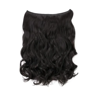 Afbeelding van CAISHA 1 Inslag Extension Met Elastische Band Haarextensies Haarstukje Golvend Chocoladebruin E103