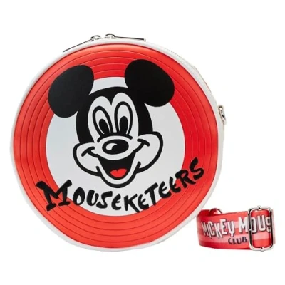 Afbeelding van Loungefly Mickey Mouse Cross body tas 100th Mouseketeers Multicolours