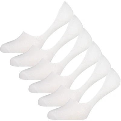 Afbeelding van Comfortabel &amp; Zijdezacht Bamboo Basics Mika Bamboe Onzichtbare Sokken (Multipack 6stuks) Heren / Dames No Show Wit 41 46