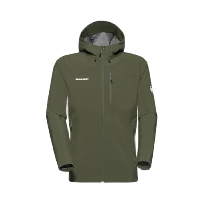 Afbeelding van Mammut Heren Outdoor So Hooded Jacket Men Softshell Jas, dark marsh, XXL