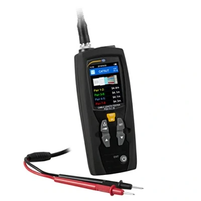Afbeelding van Kabellengteapparaat PCE CLT 10 met hoge meetnauwkeurigheid en snelle meetresultaten, 2,4 inch TFT display, meetbereik tot 3000 meter