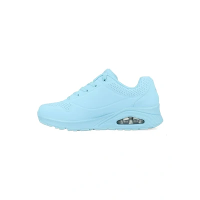 Afbeelding van Skechers Sport UNO Sneakers laag, Dames, Maat: 38, Light blue durabuck Leer/ synthetisch